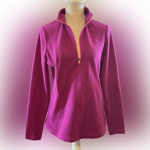 Tek Gear Women’s Fleece Half Zip Pull Over Size M - Picture 2 of 4